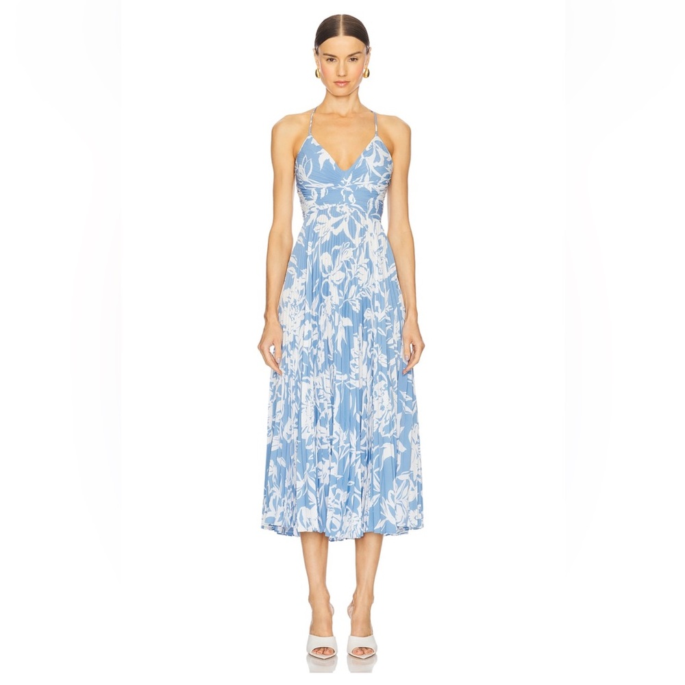 Blythe Dress in Blue Floral